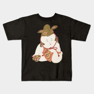 Cute Japanese Sumo Wrestler Kids T-Shirt